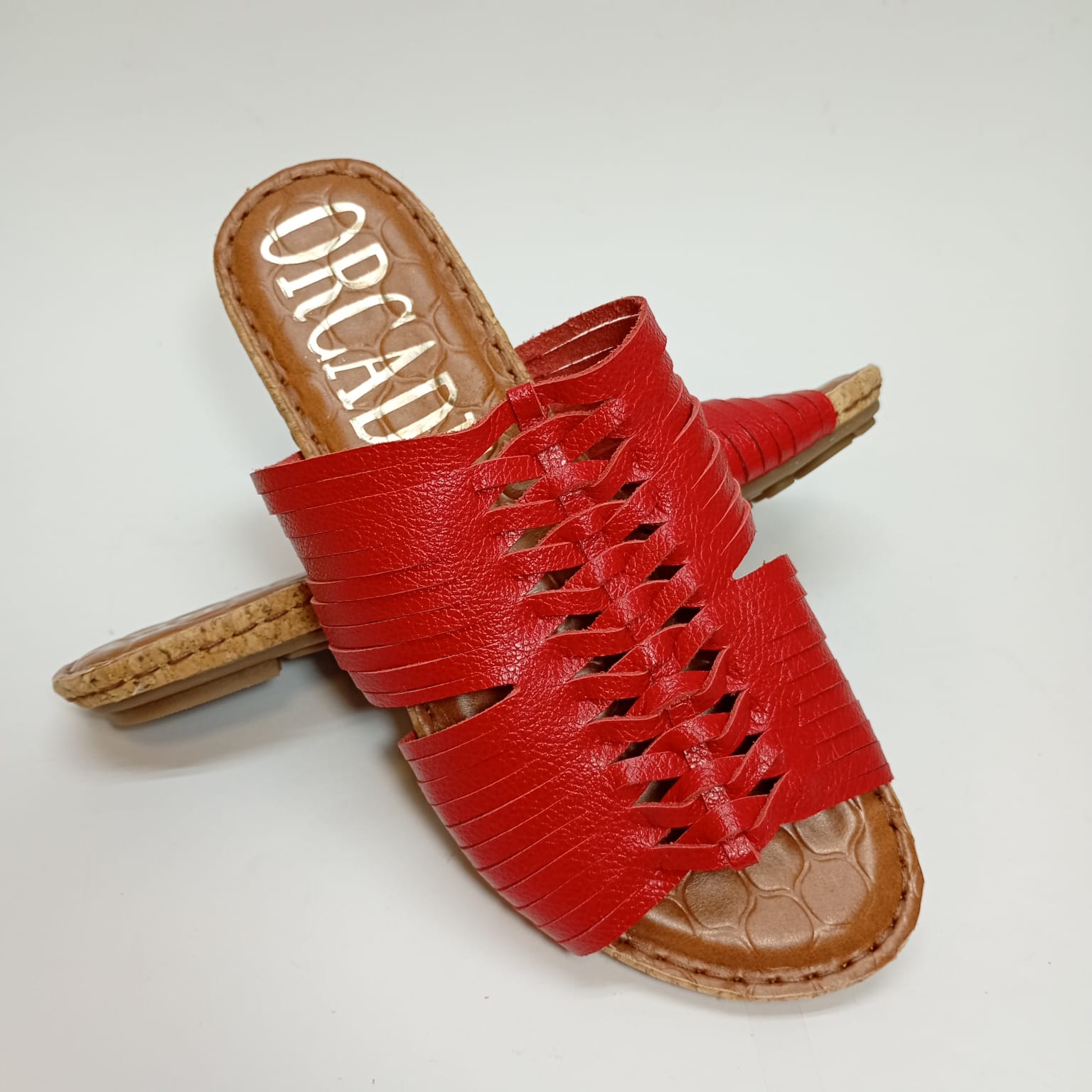 Orcade Rasteira Couro