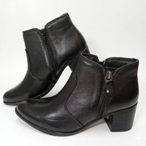 Bota Couro Clássica Couro 5cm