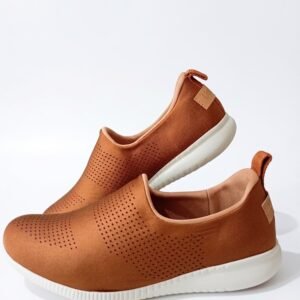 Tênis Feminino Usaflex Slip On Perfurado