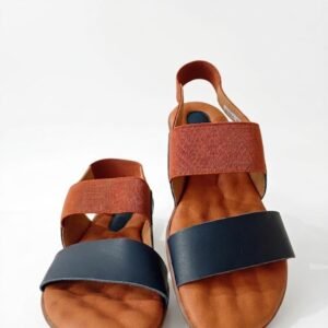 Sandália Rasteira Feminina Anatômica Conforto com Tiras Elásticas