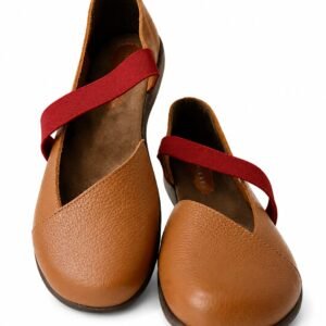 Sapatilha Feminina em Couro com Elástico – Conforto e Elegância para o Dia a Dia