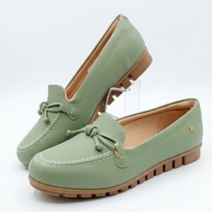 Mocassim Feminino Sofitili Verde – Conforto e Elegância